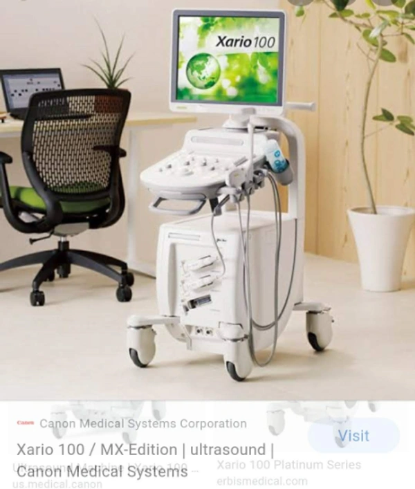 Canon  Toshiba Color Doppler Model Canon Toshiba Model Xario 100 MX - Static